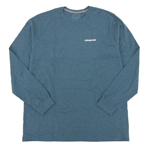 パタゴニア ロングTシャツ ロンT ロングスリーブ 長袖 メンズ P-6 ロゴ レスポンシビリティー ブルー M S L/S P-6 LOGO RESPONSIBILI-TEE PATAT-LTXL3