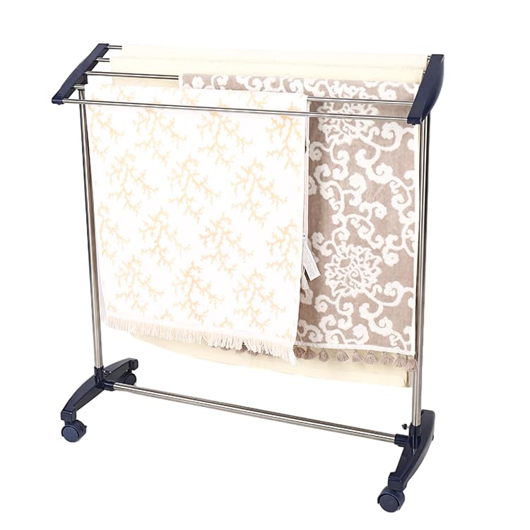 HRS タオル干しラック タオルハンガー バスタオル干し 室内物干し フェイスタオル干し スタンド