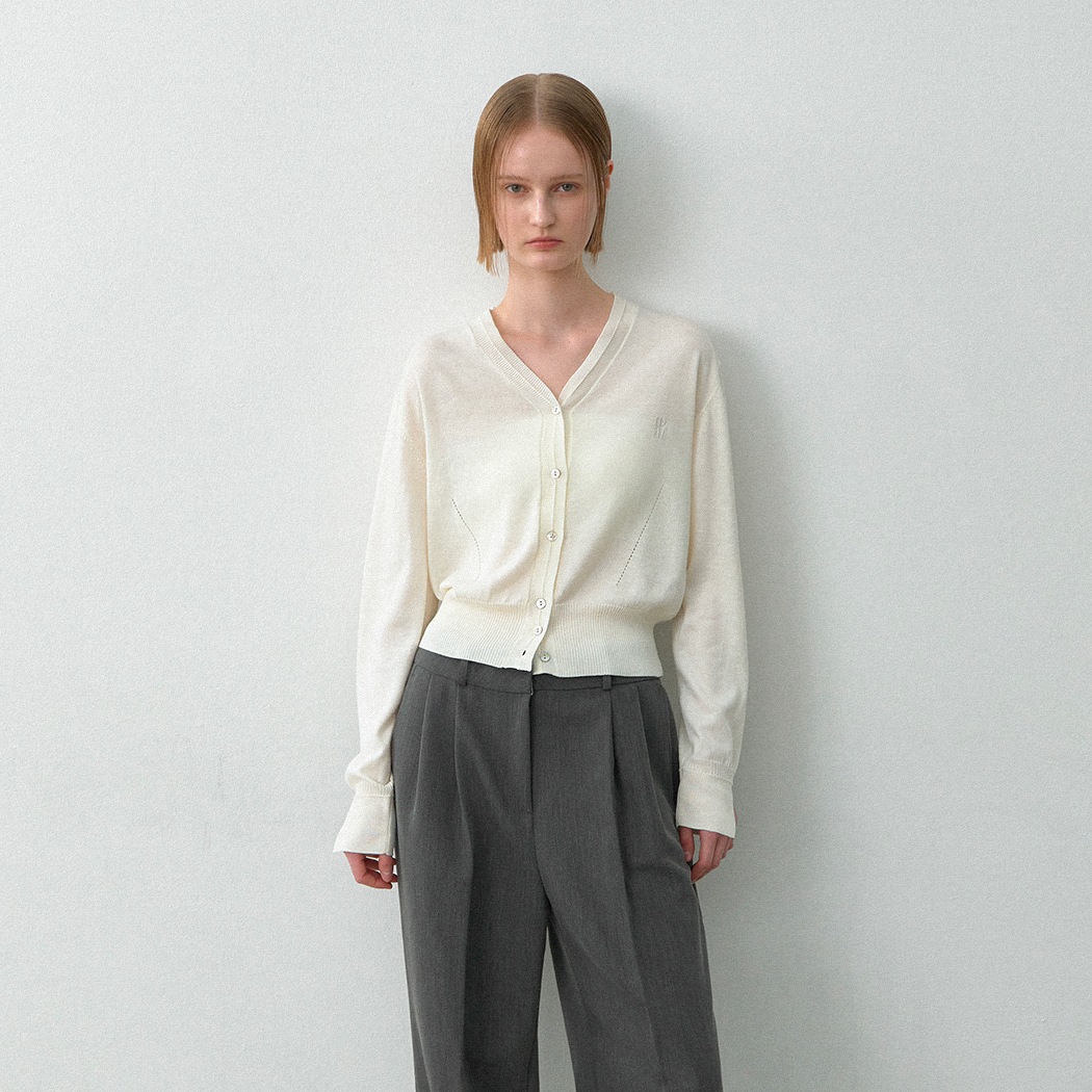 (CD-2191)ESSENTIAL WOOLCY KNIT CARDIGAN