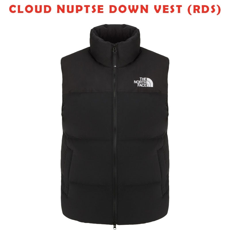 韓国正規品保証 関税負担なしNV1DR92A MS CLOUD NUPTSE DOWN VEST (RDS)デイリー 基本 着装 男子 女子 人気 韓国 ファッション 男女共用 アウトドア