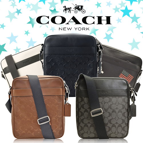 ＜COACH＞コーチバッグショルダーバッグ F26079 ブラックパッチワーク COACH コーチ メンズバッグ メンズ レザー パッチワーク クロス
