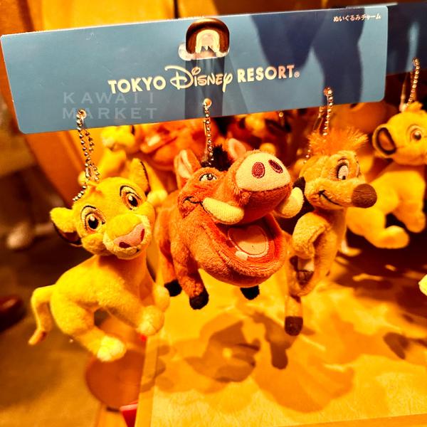 ライオンキング　シンバ　プンバァ　ディモン　ぬいぐるみバッジセット　キャラクター　リゾート　限定　お土産　プレゼント　グッズ