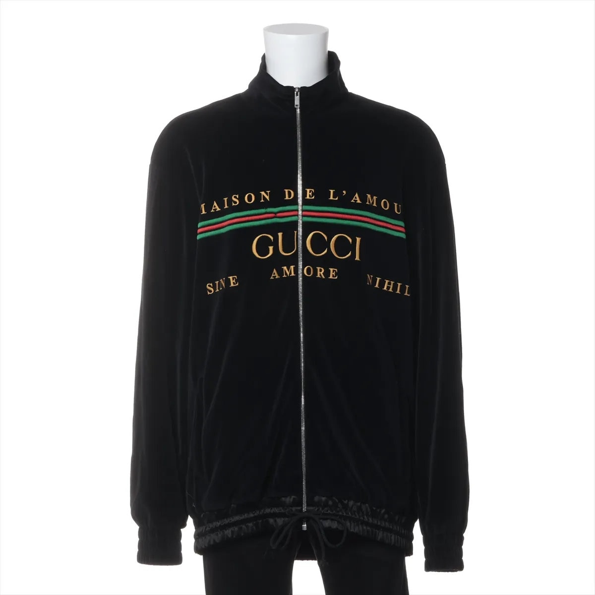 極美品 シェニール ベロア ジャケット XL ブルゾン 上着 羽織 ジャージ 洋服 ファッション 595533 ブルゾン メンズ MMM DX51-8 中古