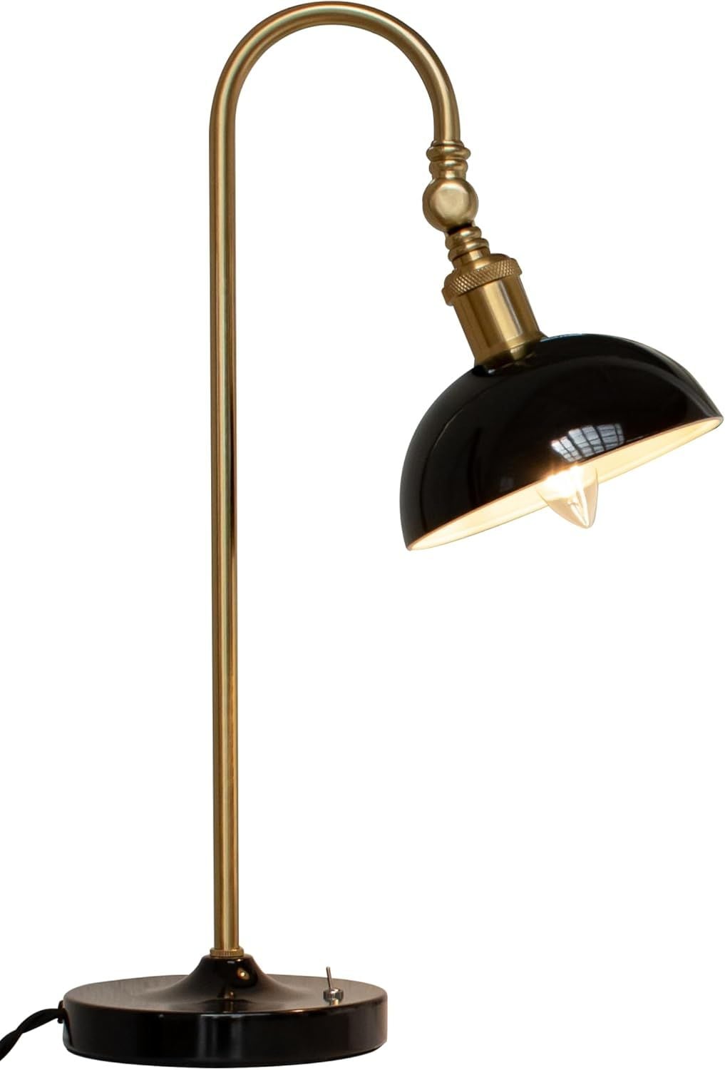 テーブルランプ 1灯 デスクライト 電球別売 ブラスゴールド レトロ iideal イデアル