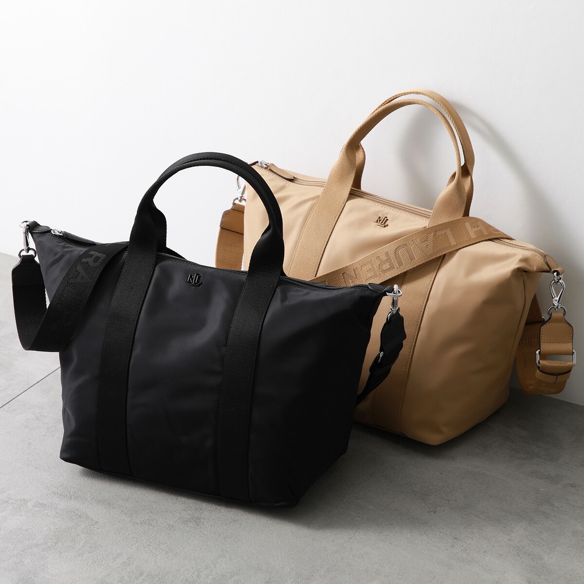 Lauren Ralph Lauren ローレンラルフローレン ショルダーバッグ 431936175 レディース トートバッグ ボストンバッグ ナイロン ロゴ 鞄 カラー2色