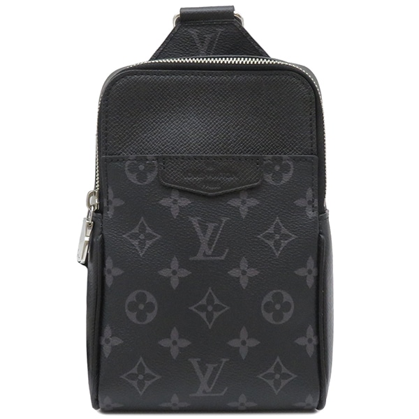 ルイヴィトン LOUIS VUITTON ボディバッグ アウトドア スリングバッグ モノグラムエクリプスキャンバス タイガ モノグラムエクリプス シルバー金具 黒 M30741 RFID【中古】