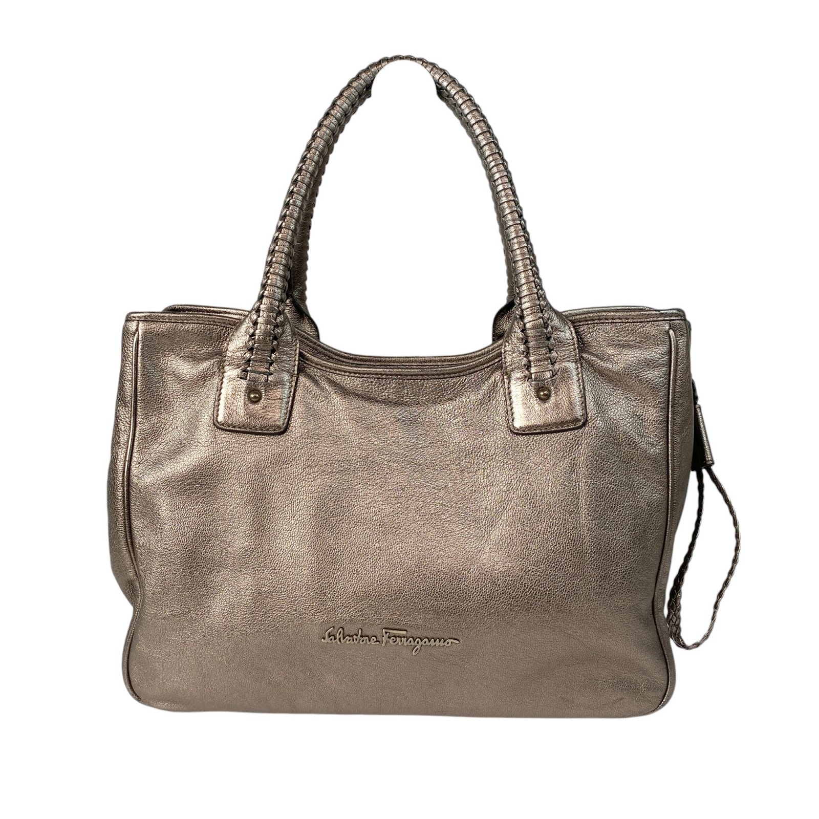 サルヴァトーレフェラガモ Ferragamo レディース トートバッグ ハンドバッグ A4収納 17,980円