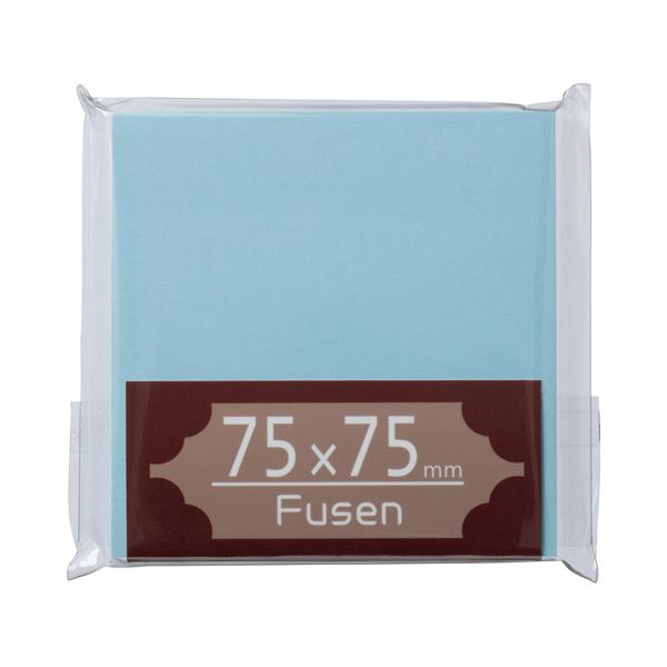 (まとめ) TANOSEE ふせん 75×75mm 空 1冊 (×50セット)