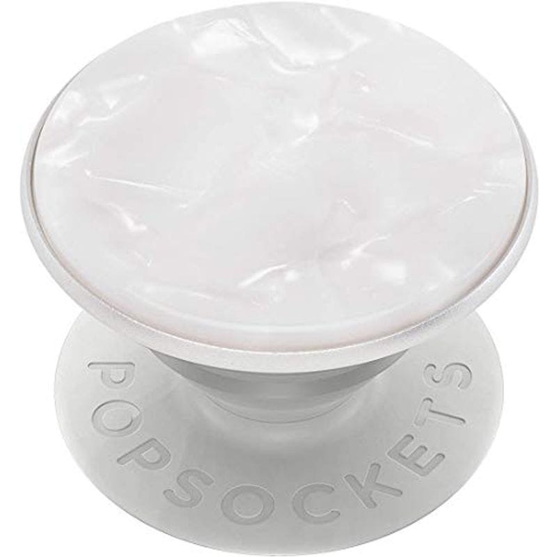 激安店舗 PopGrip Acetate Pearl White POPSOCKETS（ポップソケッツ） スマホリング スマホスタンド スマホグリップ 多機種対応ケース