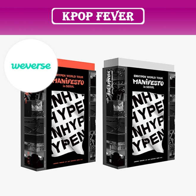 【WEVERSE特典】 ENHYPEN WORLD TOUR MANIFESTO in SEOUL DIGITAL CODE + DVD SET