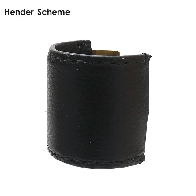 エンダースキーマ Hender Scheme Not Lying Jewelry Bangle Brass L バングル ブレスレット BLACK 269-000361-011