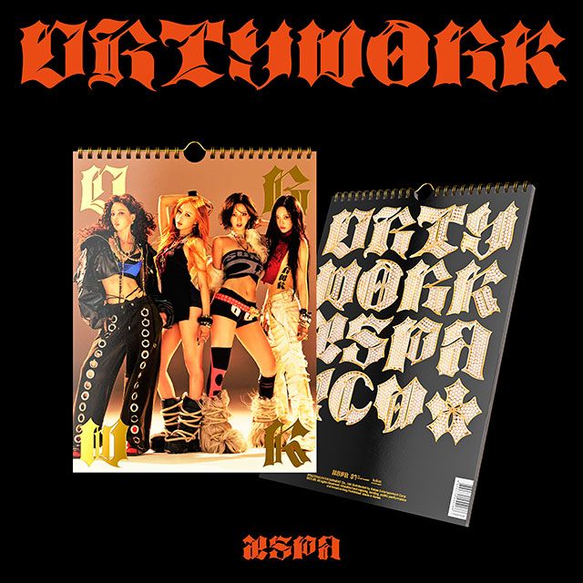 AESPA - DIRTY WORK シングル CD アルバム [DIRTY WORKER VER]