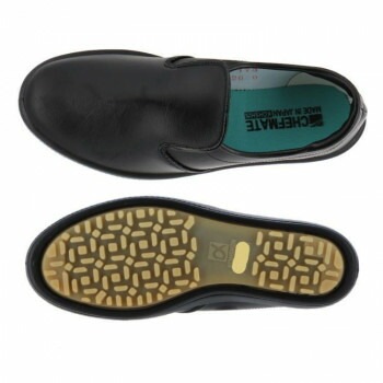 弘進ゴム　布靴（厨房靴）　シェフメイト　α-4000　黒　25.0cm　E0634BB