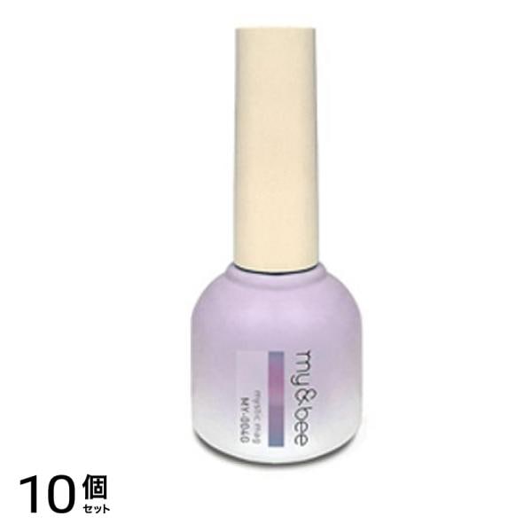 my&bee(マイビー) ミスティックマグ ジェル MY-004G ネイビー+ブルー+パープル 8mL 10個セット
