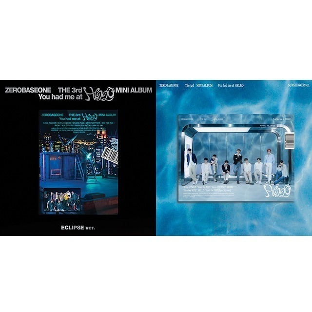 ZEROBASEONE - YOU HAD ME AT HELLO mini 3rd album set of 2