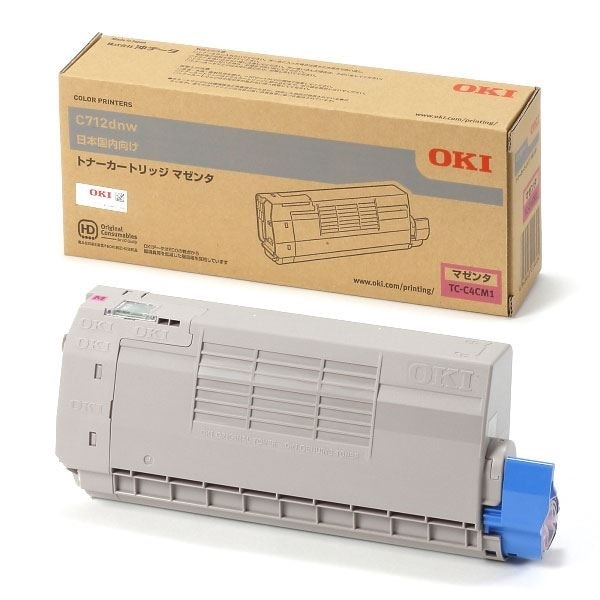 （業務用3セット） [純正品] OKI TC-C4CM1 トナーカートリッジ マゼンタ