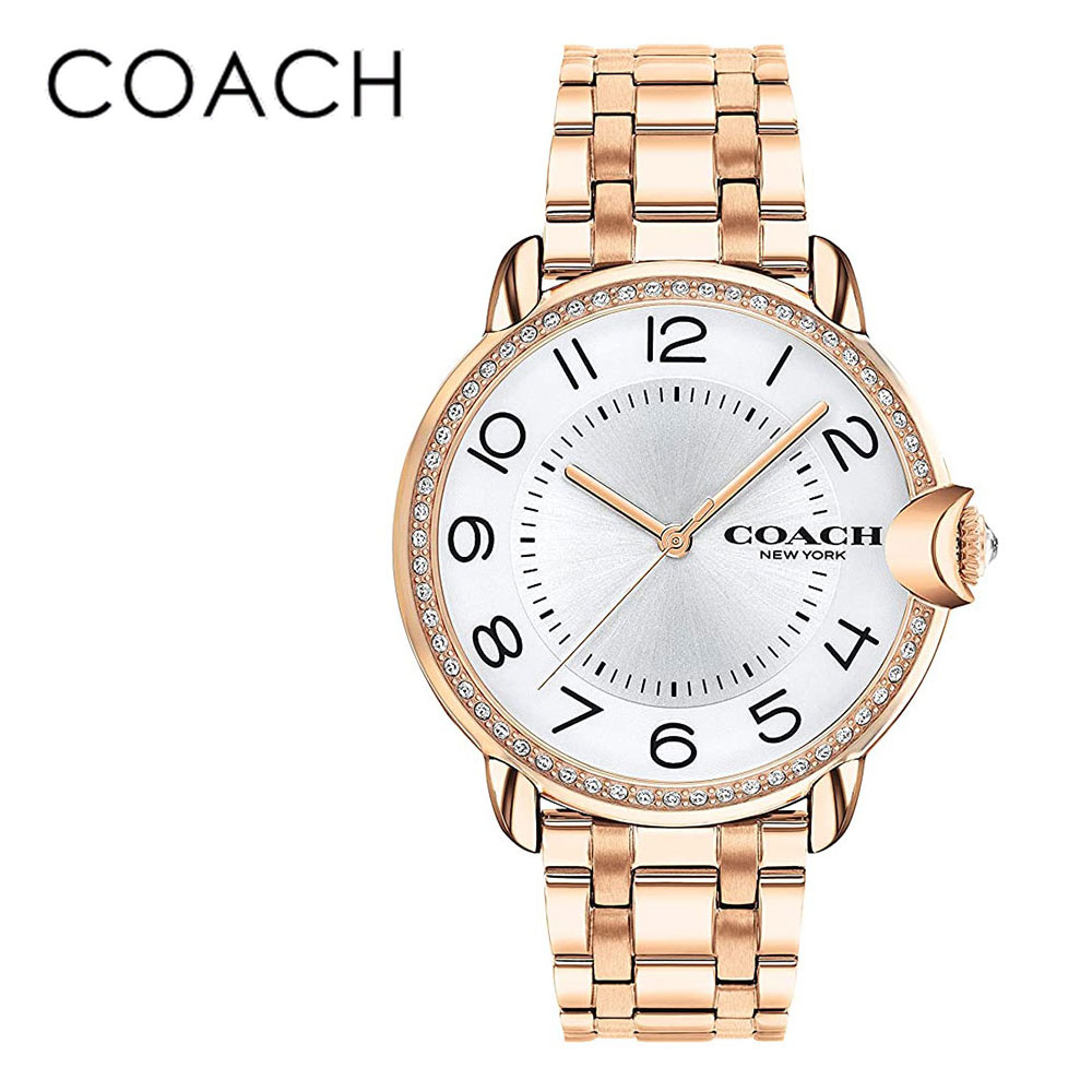 おしゃれ フォーマル パーティー ドレス コーチ ブランド 腕時計 手表 女性 レディース ボーイズサイズ 紳士服 スーツ お母さん 妻 彼女 娘 祖母 プレゼント ギフト 誕生日 クリスタル ピンク