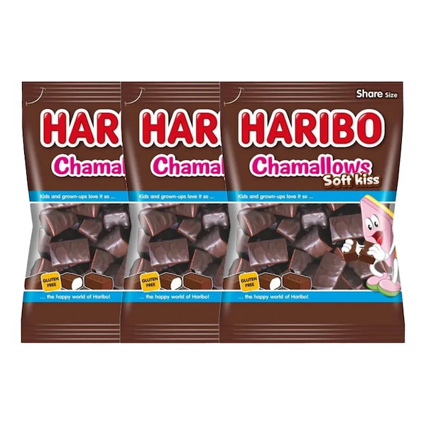 Qoo10] ハリボー ソフト キス チョコ マシュマロ 200