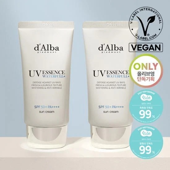 dAlba ダルバ ウォータープル エッセンス 日焼け止め デュオ 企画 (50ml+50ml)