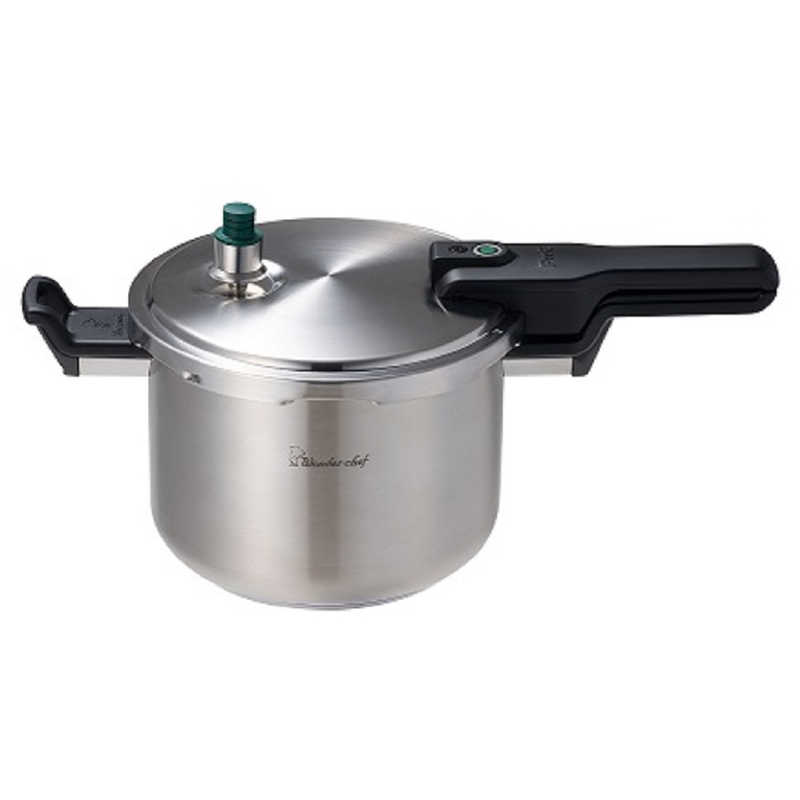 ワンダーシェフ　Pro2 片手圧力鍋 6L シルバー　640994