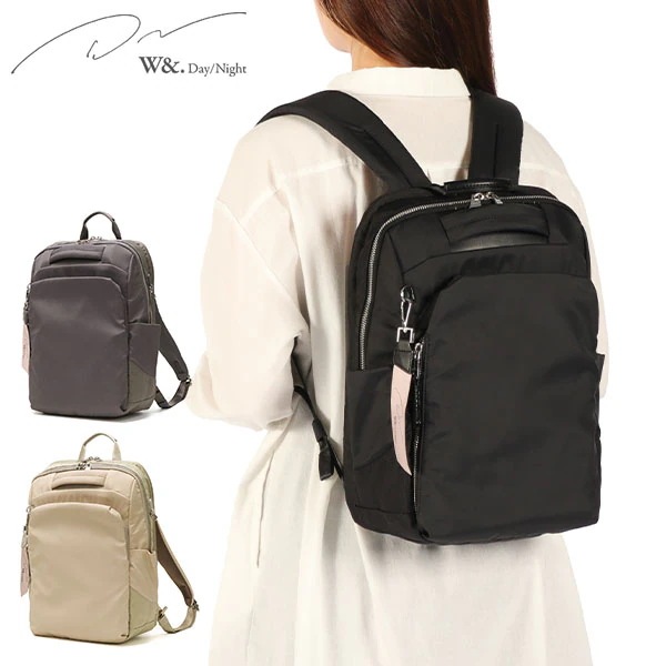 リュック レディース 小さめ 通学 通勤 コンパクト バックパック パソコン 大人 A4 PC 13.3inch 13L Polku スクエアリュック 15236 wsb