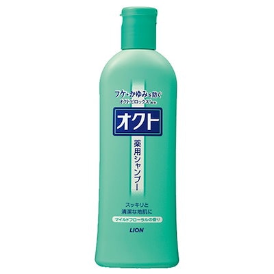 他サイト： オクト 薬用シャンプー マイルドフローラルの香り 320ml 医薬部外品 ライオン(LION) フケ・かゆみを防ぐの商品画像