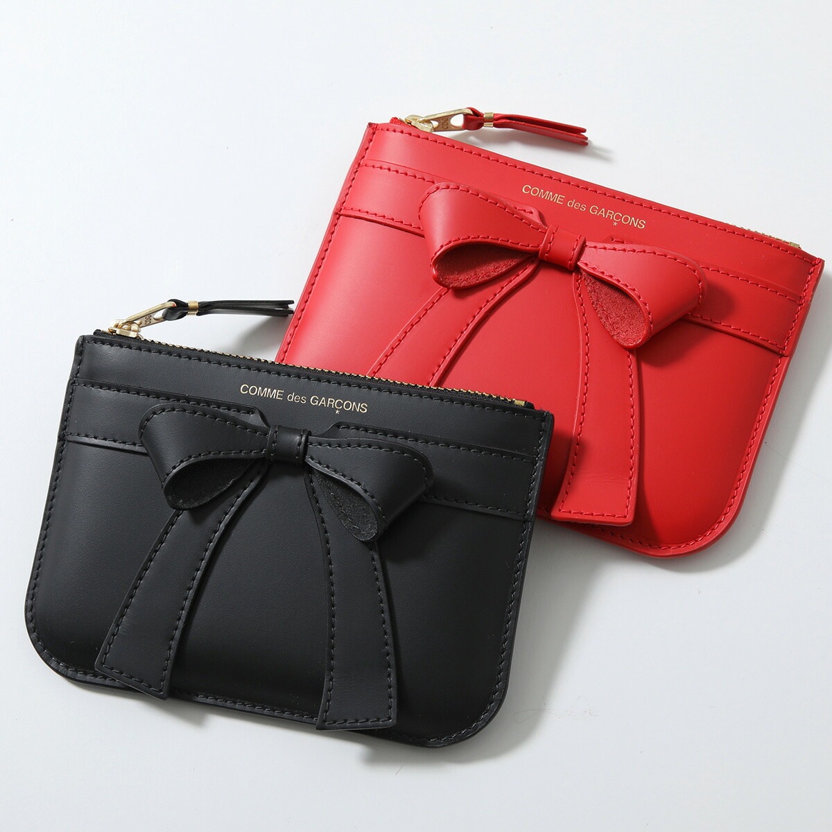 COMME des GARCONS コムデギャルソン コインケース BIG BOW ビッグ ボウ SA8100BB レディース リボン 小銭入れ レザー ミニ財布 カラー2色
