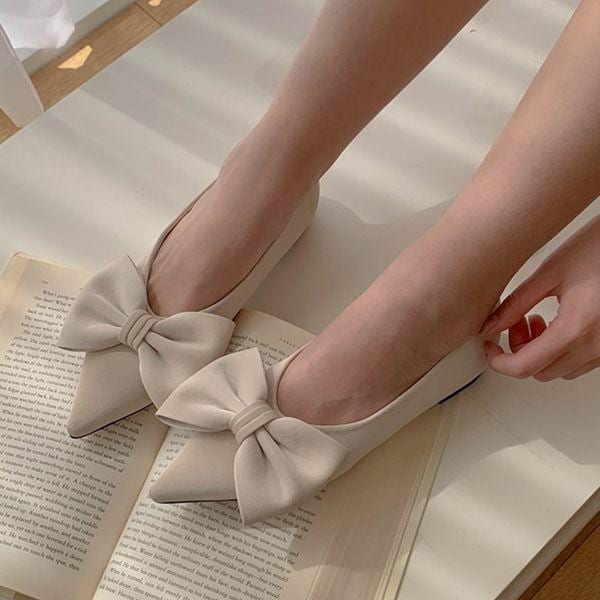 女性の秋リボンシューズローファー_P405000220