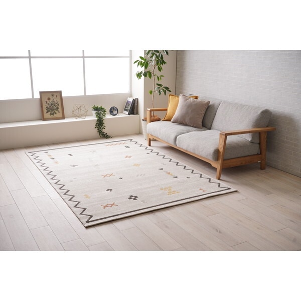 1321690010401 ネカル 160×230 アイボリー ウィルトンラグ メーカー直送