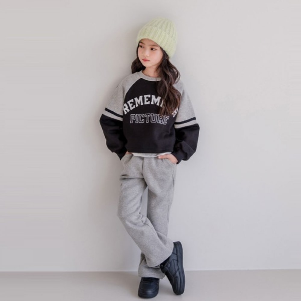 [バブルツリー] MARIO バブルツリーリメンバークロップブラッシュドトップ&ボトム