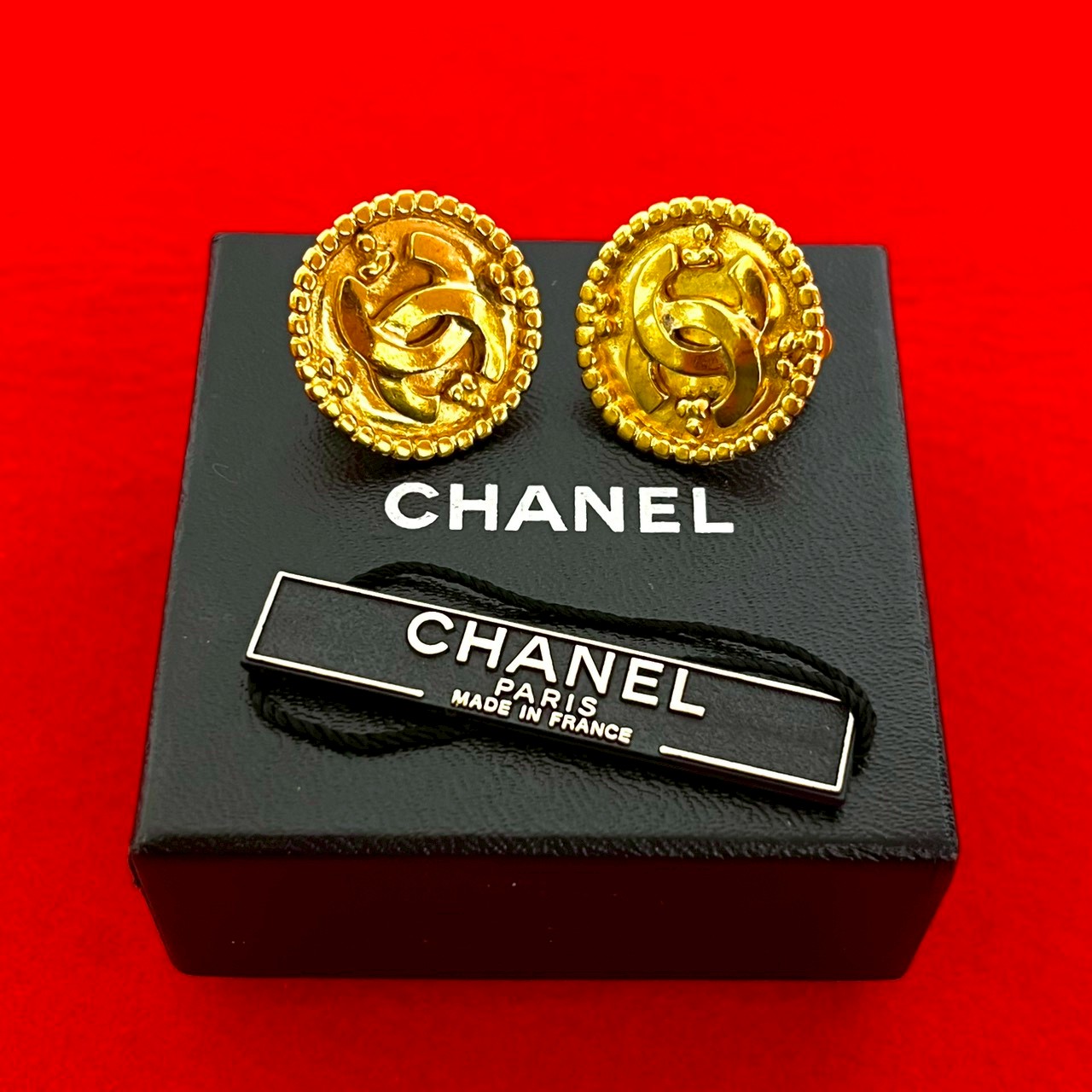 ヴィンテージ ココマークイヤリング GP ゴールド 304-2