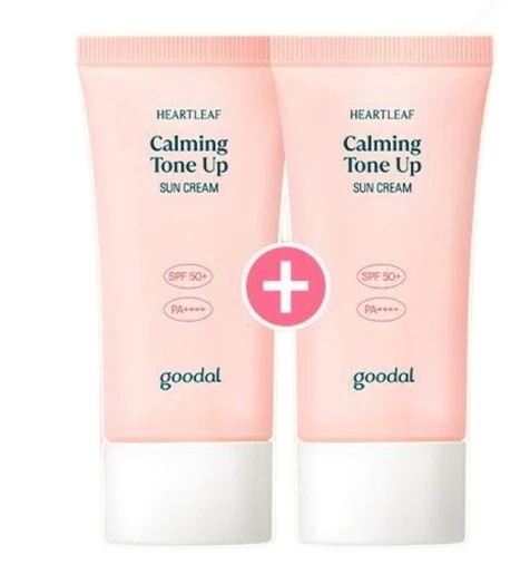 【1+1】澄んだドクダミ 鎮静 水分 トーンアップ 日焼け止め, 50ml(日焼 け止め/ 肌トーンアップ/明るい肌/保湿/しっとりした日焼け止め/敏感肌の日焼 け止め/韓国コスメ/韓国正規品)