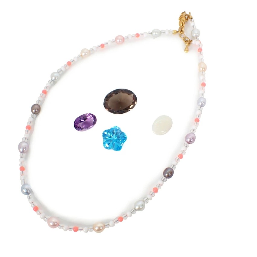 【中古】パール 天然石 バロック 5点セット ルース[g347-35］ 5,160円