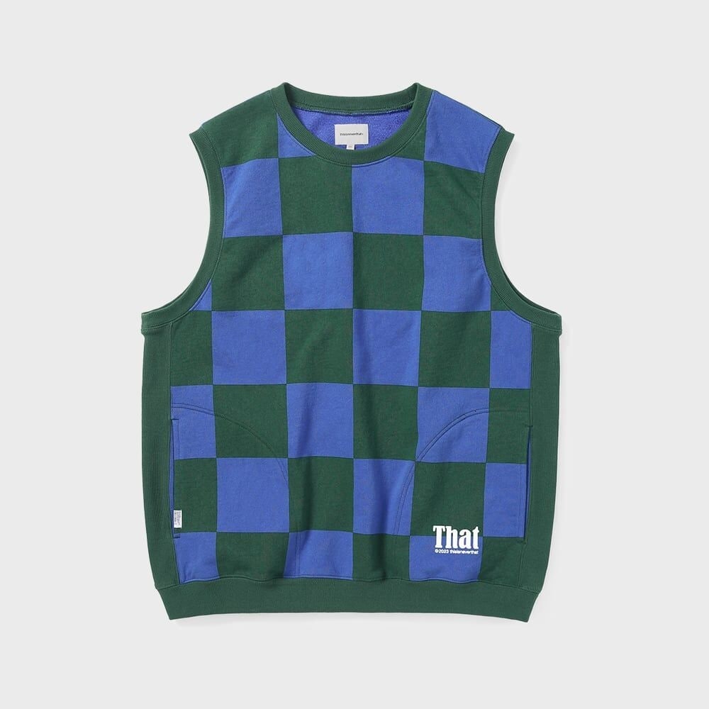 ディスイーズネバーザット スウェットシャツ ノースリーブ ウルトラマリン