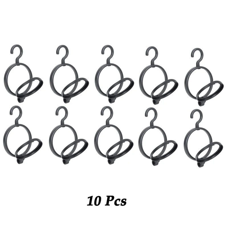 かつらホルダー 5または10個 かつらのディスプレイ用の調整可能なホルダー 10pcs black