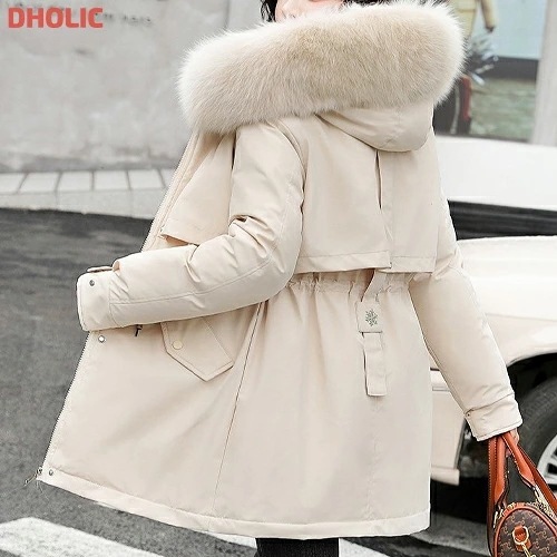 エコファーフードドローストリングハーフジャンパーファーセット・1944720 6,684円