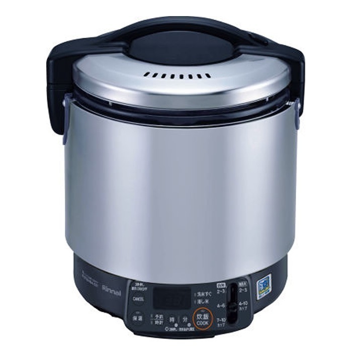 3.6L 約10合（1.0升） 業務用タイマー・ジャー付ガス炊飯器 涼厨 プロパンガス用 RR-S100VMT-A-LP