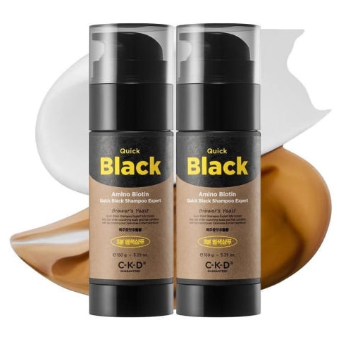 アミノビオチン クイックブラック染めシャンプー 150g + 150g
