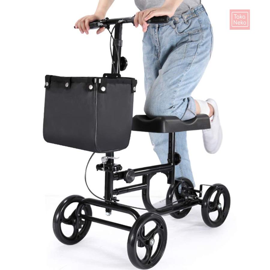 調整式歩行補助具足骨折ウォーカー 片足リハビリ松葉杖 障害者用歩行補助具用車輪付き歩行補助具 136kg耐えられる