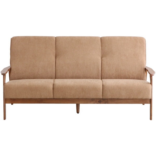 東馬 54681240 リガラ 3Pソファ BE ベージュ メーカー直送