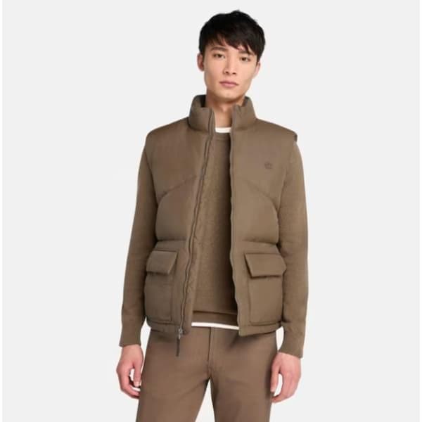 [ティンバーランド] ユーティリティダウンパファーベスト A44C3 BK0