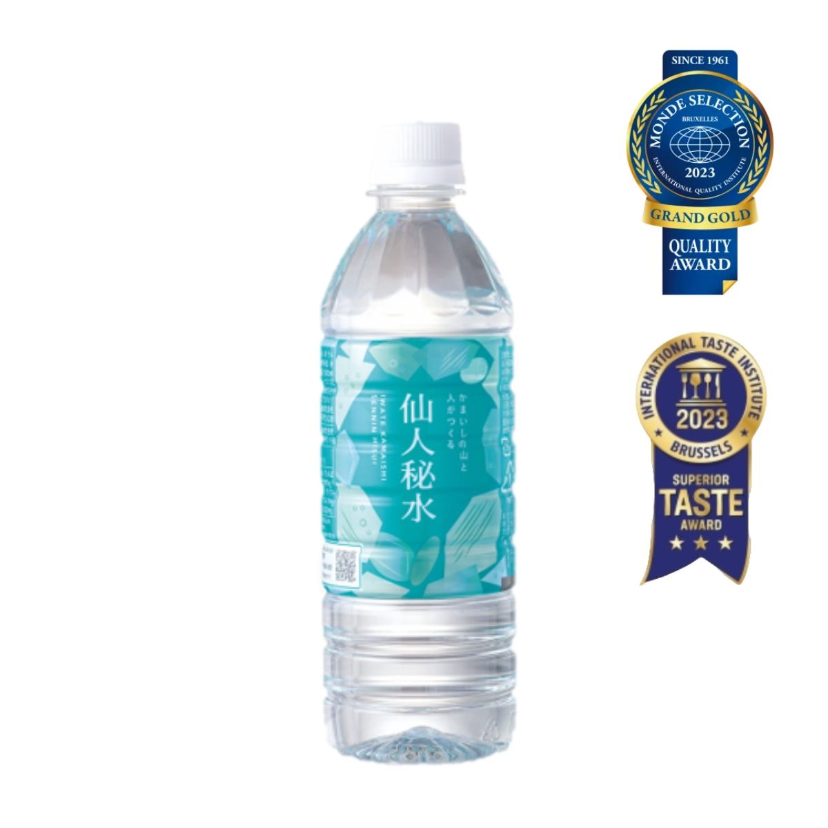 岩手の名水 仙人秘水 500ml×24本【3ケース】希少な弱アルカリ性のナチュラルミネラルウォーター 岩手県釜石鉱山の鉱泉水 湧き水をボトリング まろやかな軟水 国産 日本製 水分補給 暑さ対策