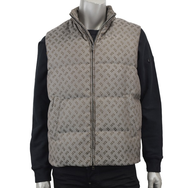 HERNO ヘルノ MONOGRAM/モノグラム 総柄 ダウンベスト/PI001200U 12605W 8600