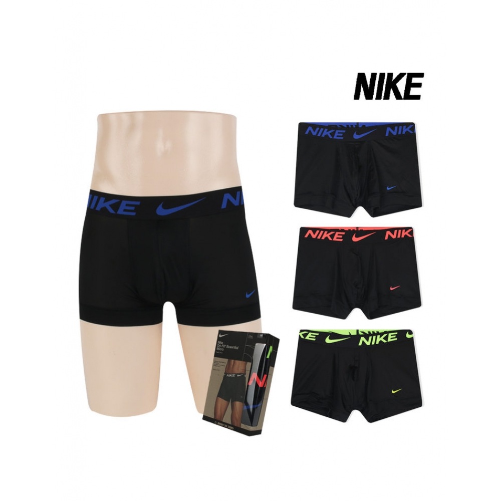 ナイキアンダーウェアメンズドローストリングショーツ 3 パック KE1156-PBR