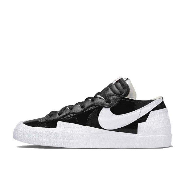 サカイブレーザーロー ブラック 28.5cm sacaiNike Blazer Low Black Patent Leather DM6443-001