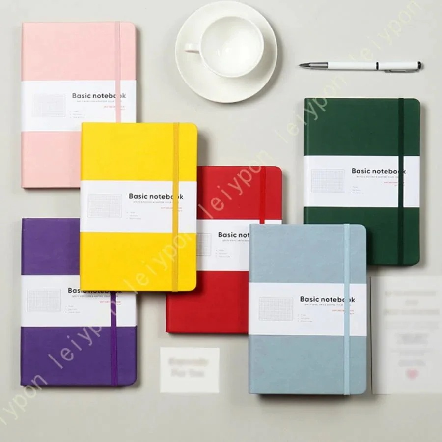 非常受欢迎！每日更新横罫ノート 厚紙 日記 0ページ 100枚 裏抜けしない ゴムバンド付き しおり紐 ゴムバンド 合皮ハードカバー 水平開き ビジネス・会議ノート 32,370円