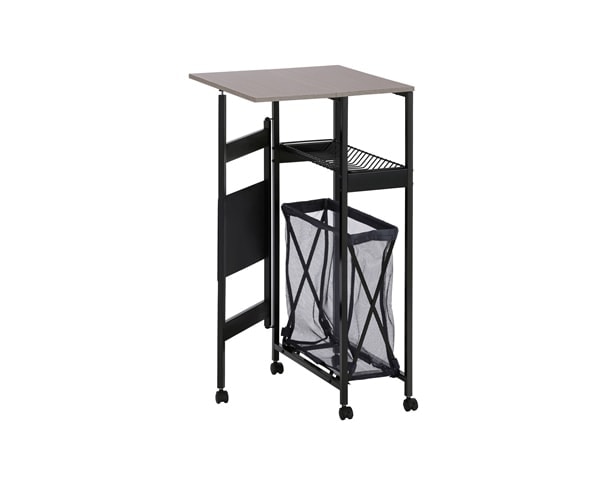 アイリスオーヤマ 天板付きランドリーワゴン スリムタイプ バスケット付 TLAW-B220