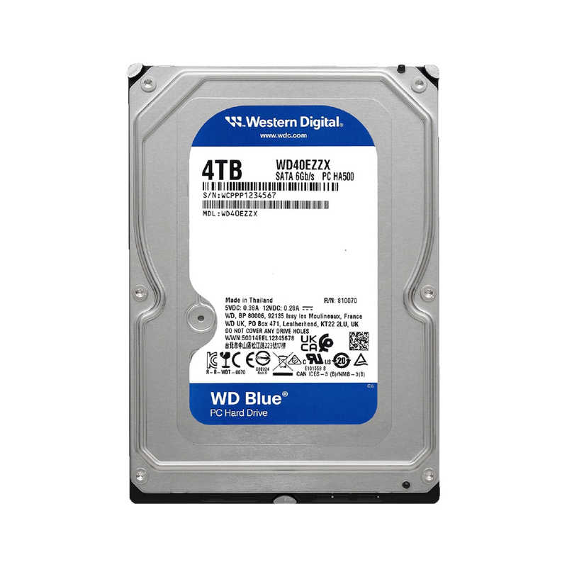 WESTERN DIGITAL　［4TB / mSATA］　WD40EZZX