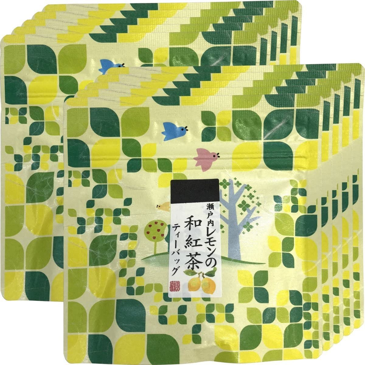 国産100% 瀬戸内レモンの和紅茶 ティーパック 2g5包10袋セット ティーバッグ 健康 ダイエット ギフト プレゼント 父の日 御中元 2026 プチギフト お茶 内祝い チャイ