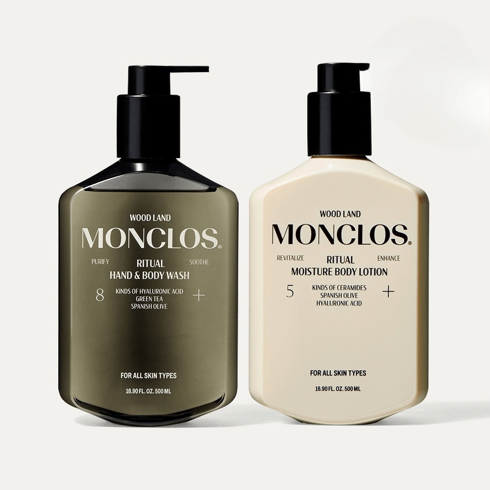 モンクロス リチュアル モイスチャー ボディローション 500ml+ボディウォッシュ 500ml